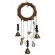 Soikfihs Witch Bell Witch Bell Door Handle Pendant Rattan Wind Chime Witch Pray Crystal Wind Chime Family Room Decoration Wind Chimes Bedroom Wind Chime Indoor Wind Chime Decor