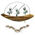 Soikfihs Fishing Sculpture Fishing oat Spoonfish Wind B Man Chime Home Decor Wind Chimes Bedroom Wind Chime Indoor Wind Chime Decor