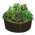 MOWENTA Phat Sacks 50-Inch Indoor/Outdoor Black Fabric Raised Garden Bed - 13.6 Square Foot