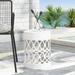 Christopher Knight Home Mellie Outdoor Outdoor Metal Side Table by White