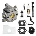 MS170 MS180 C1Q-S57A Carburetor for STIHL 017 018 MS 170 180 180C MS170 MS180 MS170C MS180C Chainsaw with Air Filter Adjustment Kit