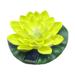 Pidgey Solar Lotus Pond Pool Lights Waterproof LED Solar Lotus Floating Lights with Lily Pads Swimming Pool Pond Floating Night Lights for Patio Garden Pool Outdoor Party Decorations