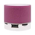 Portable LED USB MP3 Music Bluetooth 4.1 Subwoofer Speaker Car Audio Wireless Speaker PINK S