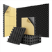 kfykfyk 24 Pack Self Adhesive Egg Crate Sound Proof Foam Panels 2x12x12Inch Acoustic Foam for Home & Studios