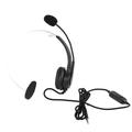 2024 Wired Trucker Headsets 3.5mm Mono Headset With Noise Cancelling Microphone Volume Control for Cellphone Laptop