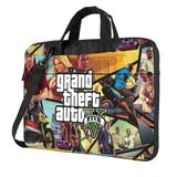 Grand Theft Auto V Laptop Bag Laptop Case Computer Notebook Briefcase Messenger Bag With Adjustable Shoulder Strap 14 Inch