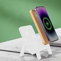 Aufmer 15W Wireless Fast Charging Phone Bracket. Detachable Small Chair Wireless Charger Desktop Phone Holder With Musical Speaker Function. IOS And Android Universalâœ¿2024 Latest Upgrade
