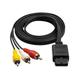 1.8M for Nintendo 64 Audio TV Video Cord AV Cable to RCA for Super Nintend GameCube N64 SNES Game Cube Accessory 1.8 meters