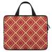 LAKIMCT China Plaid Print Laptop Bag Computer Bag Briefcase Messenger Bag Waterproof Laptop Case for Work 12 inch