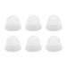 PETSOLA 6Pcs Earbuds Tips Cap Earbuds Covers Silicone Ear Tips Soft Replacement Earpads for in Ear Headphone in Ear Earphones White Inner 2.0mm