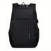 Secure Your Business Essentials with 1pc Men s Anti-theft Bag Laptop Backpack - Large Capacity USB Charging Perfect for Travel