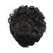 YOLAI Small Curly Wig for Women Short African Curly Hair for Women Black