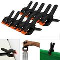 10Pcs 2â€� Photo Studio Photography Background Clips Peg Backdrop Clamps Black