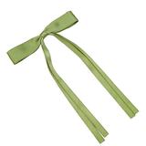 Women s Hair Clip Long Tailed Tassel Ribbon Bow Clip Girl Solid Color Accessory Hair Clip Claw Bow