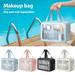 Lmueinov Dry And Wet Separation Makeup Bag Large Capacity Sports Swimming Bath Storage Bag Portable Storage Bag(12.2x8.3in) bag closet organizer storage bins