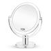 Fabuday Magnifying Makeup Mirror Double Sided 7 Inch Tabletop Mirror with 1X & 10X Magnification Magnified Desk Mirror for Makeup Cosmetic Vanity Mirror with Stand and 360Â° Rotation Acrylic