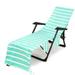 Fnochy Beach Towels Stripe Chair Cover Printed Beach Towel Polyester Cotton Lounge Chair Towel