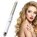 Grand Sale! MIARHB Rotating Curling Iron Tourmaline 1-Inch Ceramic Curling Iron 1-Inch Barrel Produces Classic Curls â€“ for Use On Short Medium And Long Hair White