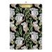 ALAZA Koala Animal Print Floral Clipboards for Kids Student Women Men Letter Size Plastic Low Profile Clip 9 x 12.5 in Silver Clip