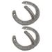 2 Pcs Horseshoe Hook Vintage Wall Hooks Home Storage Organizer Coat Hangers Metal Kitchen Goods