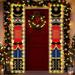 Nutcracker Christmas Decorations with Lights African American Nutcracker Porch Banner Outdoor Christmas Nutcracker Decorations and Supplies for Party