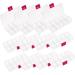 12pcs Small Storage Box Plastic Drawers Storage Drawers Clear Beads Makeup Holder Fishing Tackle Sundry Desktop Organizer Skincare Desktop Holder Storage Container Button Pp