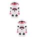 2 Count Robotic Pencil Sharpener Small Hand Held Crank Portable Child Red ABS