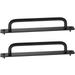 2 Pcs Door and Window Handle Pull for Shed Doors Barn Sliding Handles Black Knobs Kitchen