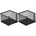 2 Pcs Notepad Dispenser Desktop Decoration Pads Office Memo Holder Case Papers Container