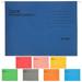 Hanging File Folders Bulk for Filing Cabinet with Tabs Letter Size -8 Pack of 8 Assorted Color File Folders - 1/5 Cut Adjustable Tabs - Manilla File Folders A4