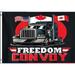 3X5 USA CANADA Trucker Convoy Friendship Flag Banner 100D Woven Flag