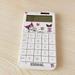 Hello Kittys Solar Calculators Sanrio Anime Kawaii Stuff Cinnamoroll Kuromi 12-Digit Calculators Calculation Tools Toys Girls
