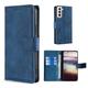 Crocodile textured leather case for Samsung Galaxy S21 Plus - Blue
