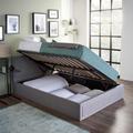 Home Treats Side Lift Ottoman Bed Frame King Size Bed With Storage