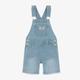 Levi's Girls Blue Denim Short Dungarees