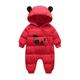 Slowmoose Autumn Winter New Born Baby Clothes Rompers , Jumpsuit Overalls Costume Infant Red 18M