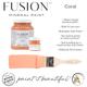 Fusion Mineral Paint CORAL, peachy orange paint, water-based furniture paint, no brush marks, eco-friendly paint, 500ml & 37ml