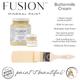 Fusion Mineral Paint BUTTERMILK CREAM, rich cream paint, water-based furniture paint, no brush marks, eco-friendly paint, 500ml & 37ml