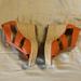 Michael Kors Shoes | Michael Kors Orange Wedges Size 7 | Color: Orange | Size: 7