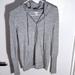 J. Crew Tops | J Crew Light Weight Sweater Button Up Hoodie X Small | Color: Cream/Gray | Size: Xs