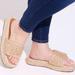 Torrid Shoes | New Torrid Jute Raffia Woven Platform Slides Size 10.5 Wide | Color: Cream/Tan | Size: 10.5