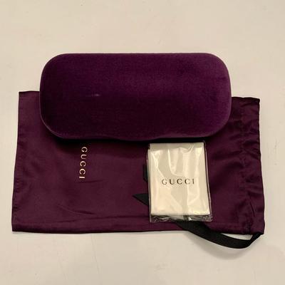 Gucci Accessories | Gucci | Eyewear Case | Color: Purple/Yellow | Size: Medium