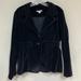 Anthropologie Jackets & Coats | Anthropologie Lux Black Velvet Blazer Jacket Size M | Color: Black | Size: M