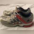 Adidas Shoes | Adidas Supernova Women's White/Gray/Pink Cushion Running Shoes Size 9 | Color: Gray/Pink/White | Size: 9