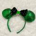 Disney Accessories | Disney St. Patrick’s Day Minnie Mouse Ears Sequin Shamrock Headband | Color: Green | Size: Os