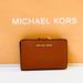 Michael Kors Bags | Michael Kors Jet Set Travel Medium Bifold Coin Zipper Wallet Brown Luggage | Color: Brown | Size: Os