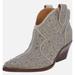 Jessica Simpson Shoes | Jessica Simpson Women's Zadie Pull-On Western Booties Champagne Size 10m Nwb | Color: Gray | Size: 10