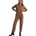 Madewell Pants & Jumpsuits | Madewell Walnut Brown Corduroy Zip-Up Jumpsuit Medium | Color: Brown/Tan | Size: M