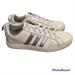 Adidas Shoes | Adidas Grand Court White With Silver Sneakers Womens Size 6 | Color: Silver/White | Size: 6