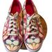 Coach Shoes | Coach Women's Barrett Multi Color Signature Sneakers Shoes. Size 10b. Rare. | Color: Pink/White | Size: 10